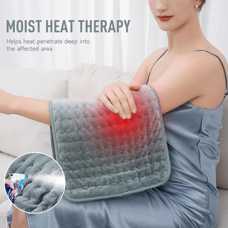 Heating Pad for Back Pain Relief 【Electric Heating Pad】 Wrap, Auto Shut Off, 6 Heat Settings, Electric Heated Pad for Men and Women Multifunctional Blanket Durable