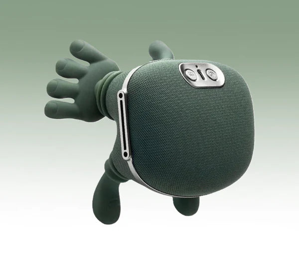 Heated neck and shoulder massager