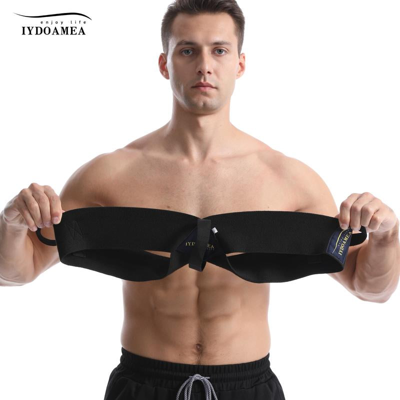 Iydoamea 1PC plus Size Fitness Heavy Shoulder Straps, Bench Presses, Shoulder Training Straps, Press Lifts, Chest Straight, Straight Back Assist Straps, Open Shoulder Assist Straps Heavy Shoulder Back Support Brace, Posture Corrector for Men and Women